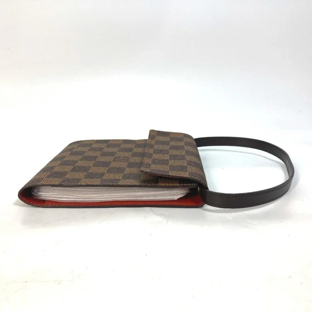 LOUIS VUITTON Authentic Brown Damier Canvas Pouch
